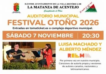 Luisa Machado and Alberto Méndez in Tenerife — Music in El Rosario, Tenerife