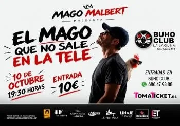 Mago Malbert Presents His Comedy Show in Tenerife — Theatre & Dance in San Cristóbal de La Laguna, Tenerife