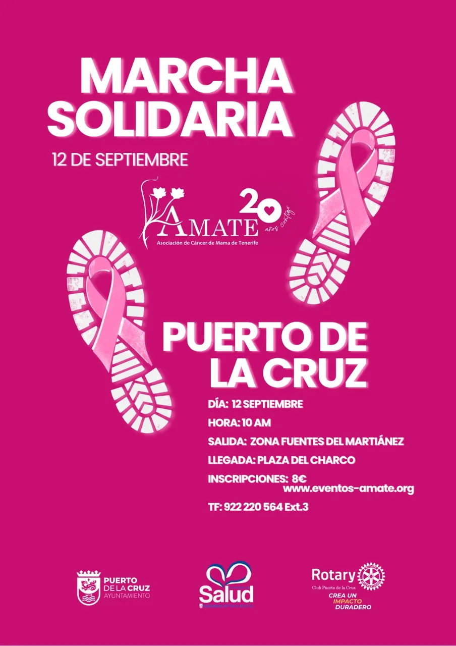 Breast Cancer Charity Walk — Sports & Adventure in Puerto de la Cruz, Tenerife