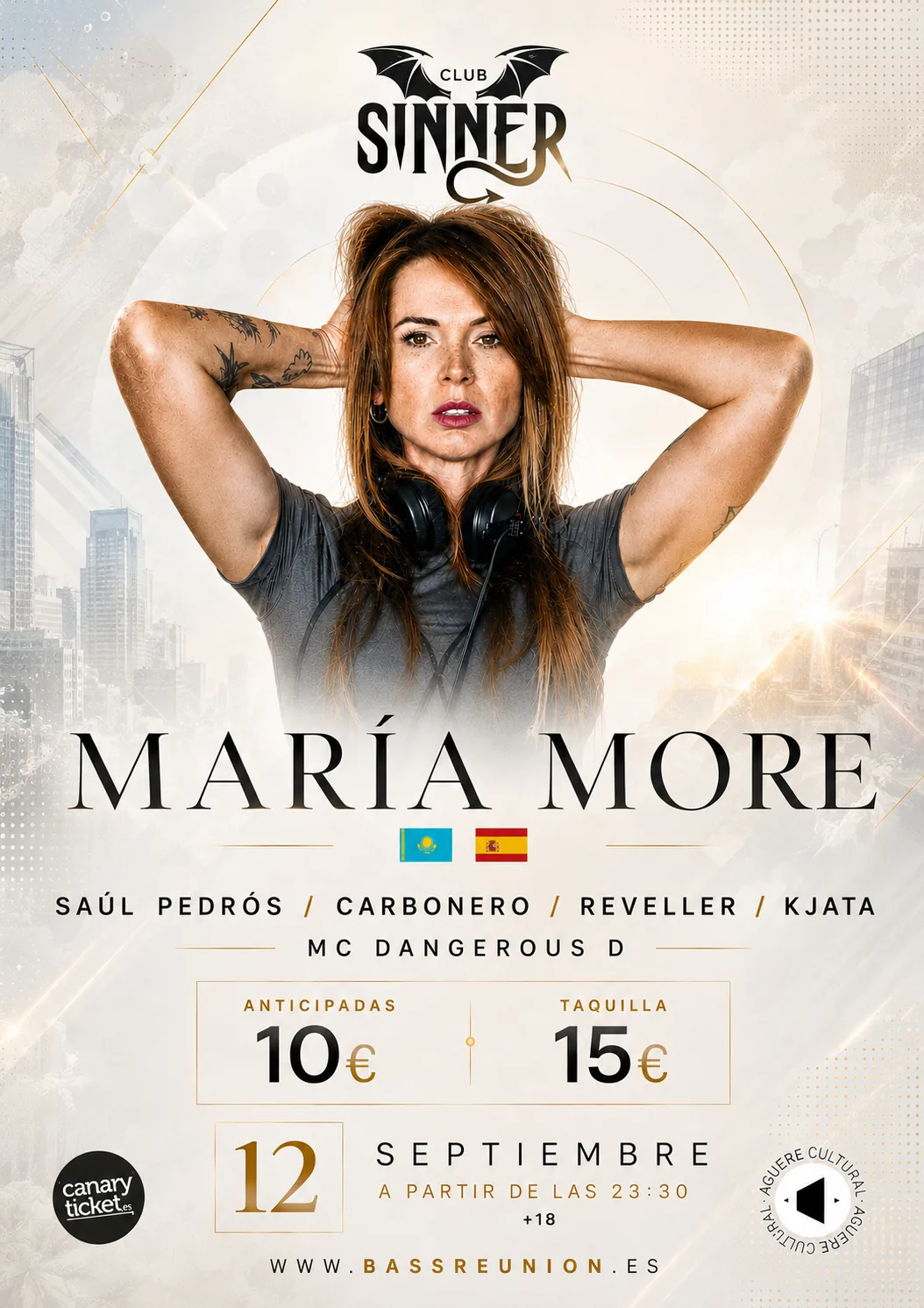 Maria More at Bass Reunion — Festivals in Santa Cruz de Tenerife, Tenerife