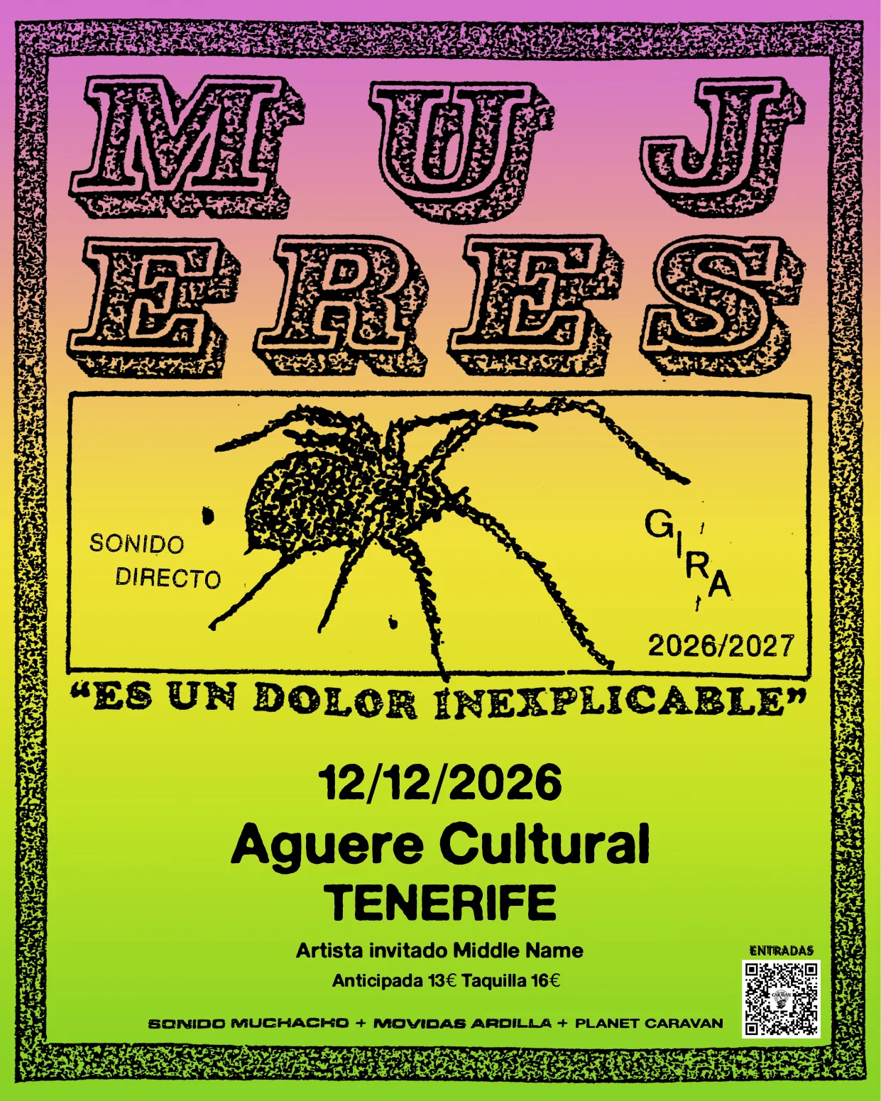 MUJERES + MIDDLE NAME — Música en Santa Cruz de Tenerife, Tenerife