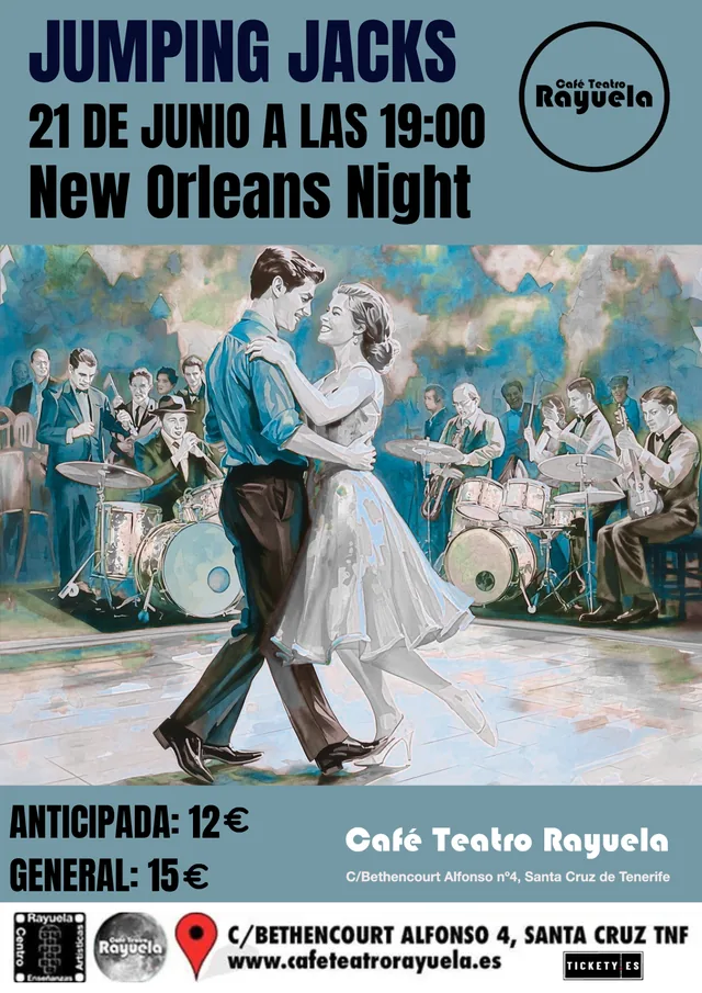 New Orleans Night, Jumping Jacks — Música en Santa Cruz de Tenerife, Tenerife