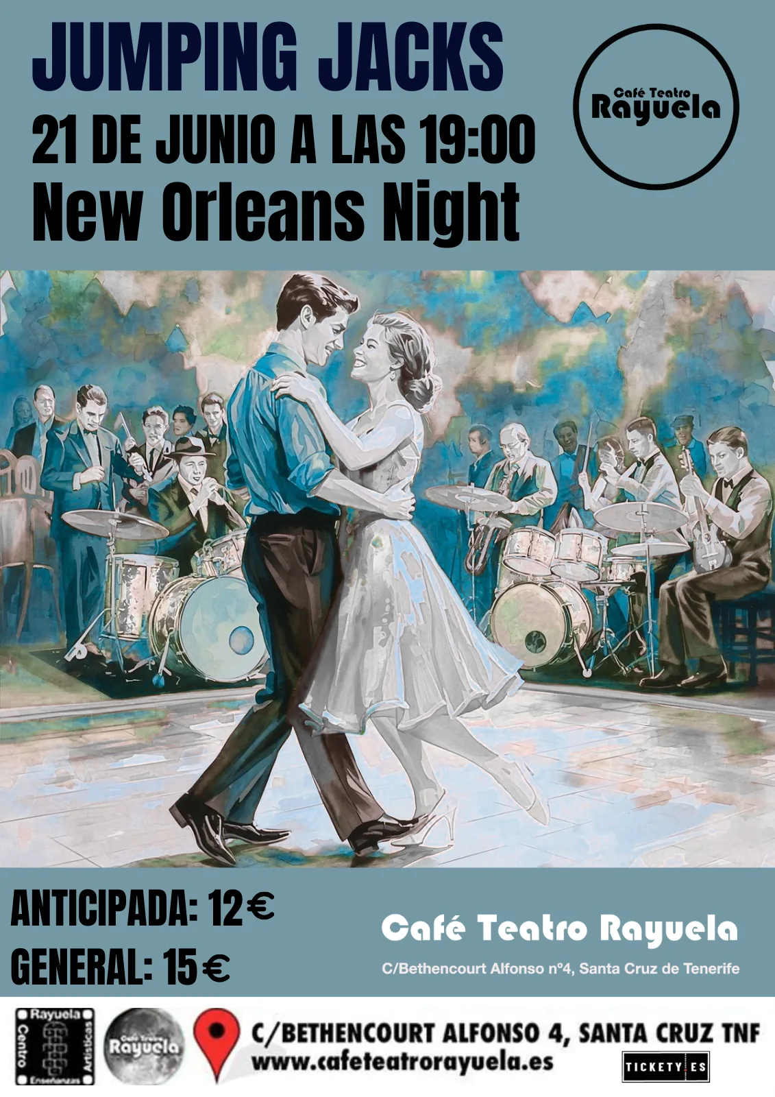 New Orleans Night, Jumping Jacks — Música en Santa Cruz de Tenerife, Tenerife