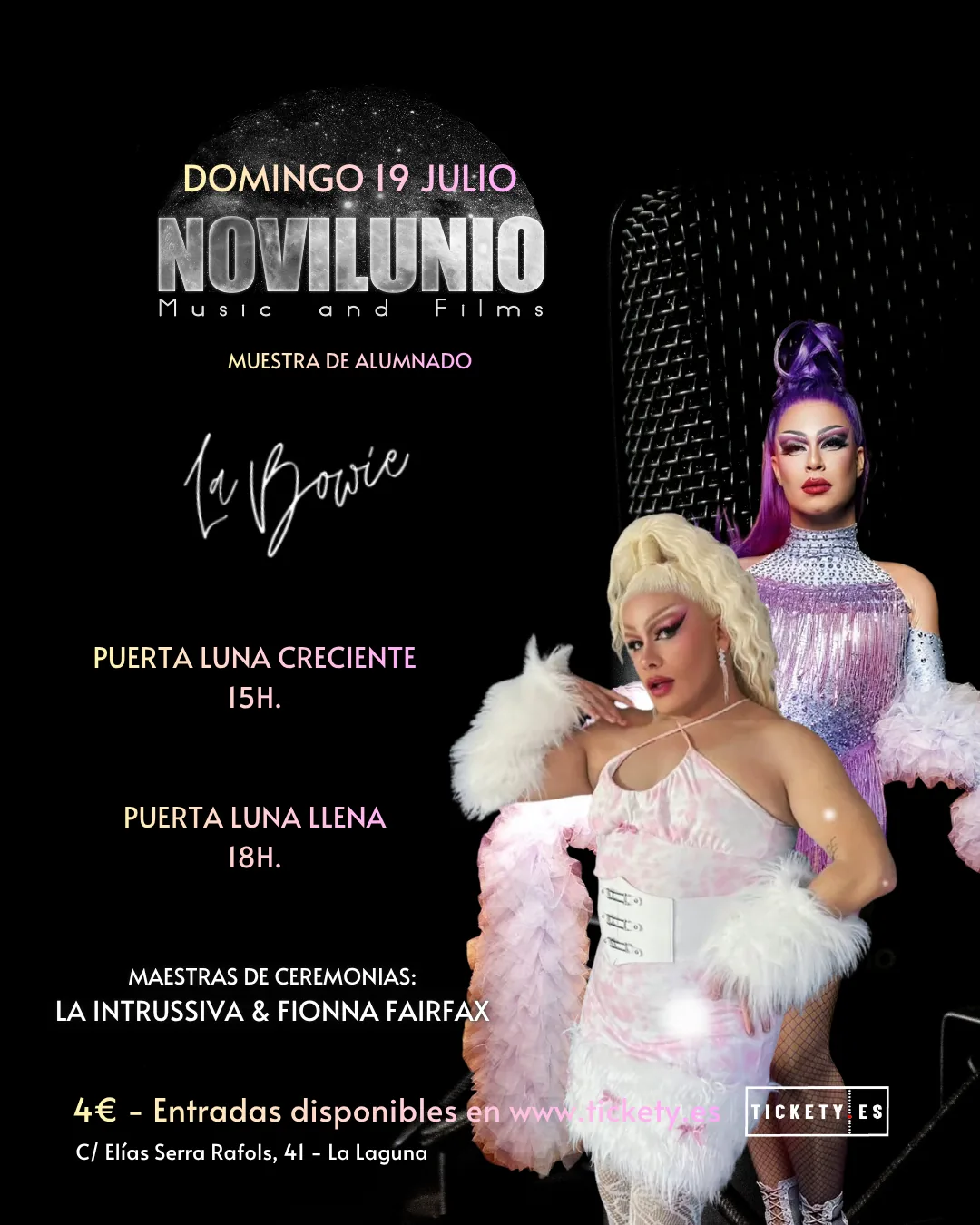 Novilunio — Music in San Cristóbal de La Laguna, Tenerife