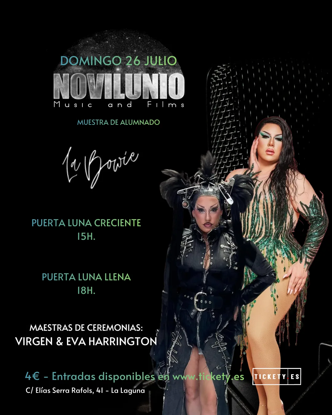 Novilunio — Music in San Cristóbal de La Laguna, Tenerife
