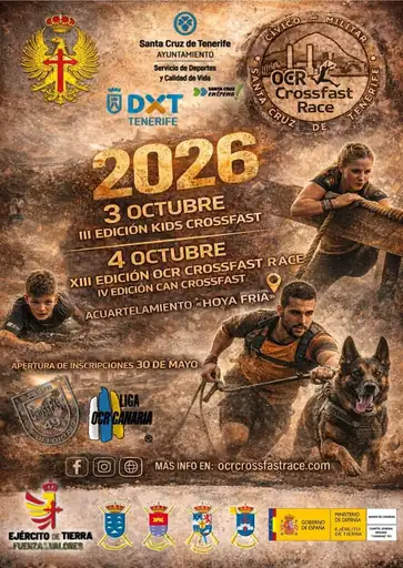 OCR CrossFast Civic-Military Race Santa Cruz de Tenerife 2026 — Sports & Adventure in Santa Cruz de Tenerife, Tenerife