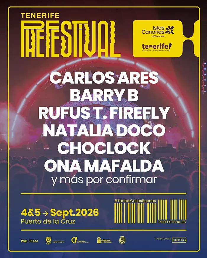 Phe Festival 2026 - 11ª Edición — Fiestas y Festivales en Puerto de la Cruz, Tenerife