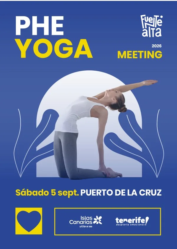 PHE YOGA MEETING 2026 — Deportes y Aventura en Puerto de la Cruz, Tenerife