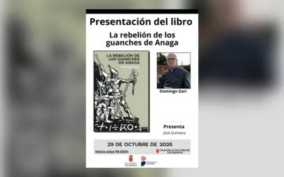 Book Launch: ‘The Rebellion of the Guanches of Anaga’ by Domingo Garí — Workshops & Training in Tacoronte, Tenerife