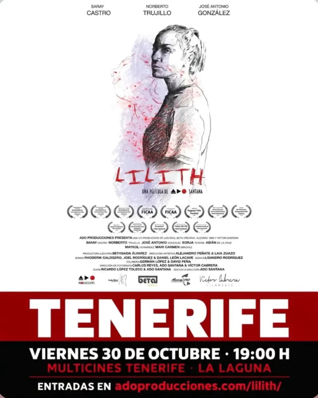 Proyección de Lilith — Cine en San Cristóbal de La Laguna, Tenerife