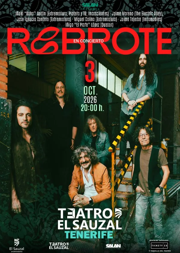 Rebrote en concierto en el Teatro El Sauzal — Música en El Sauzal, Tenerife