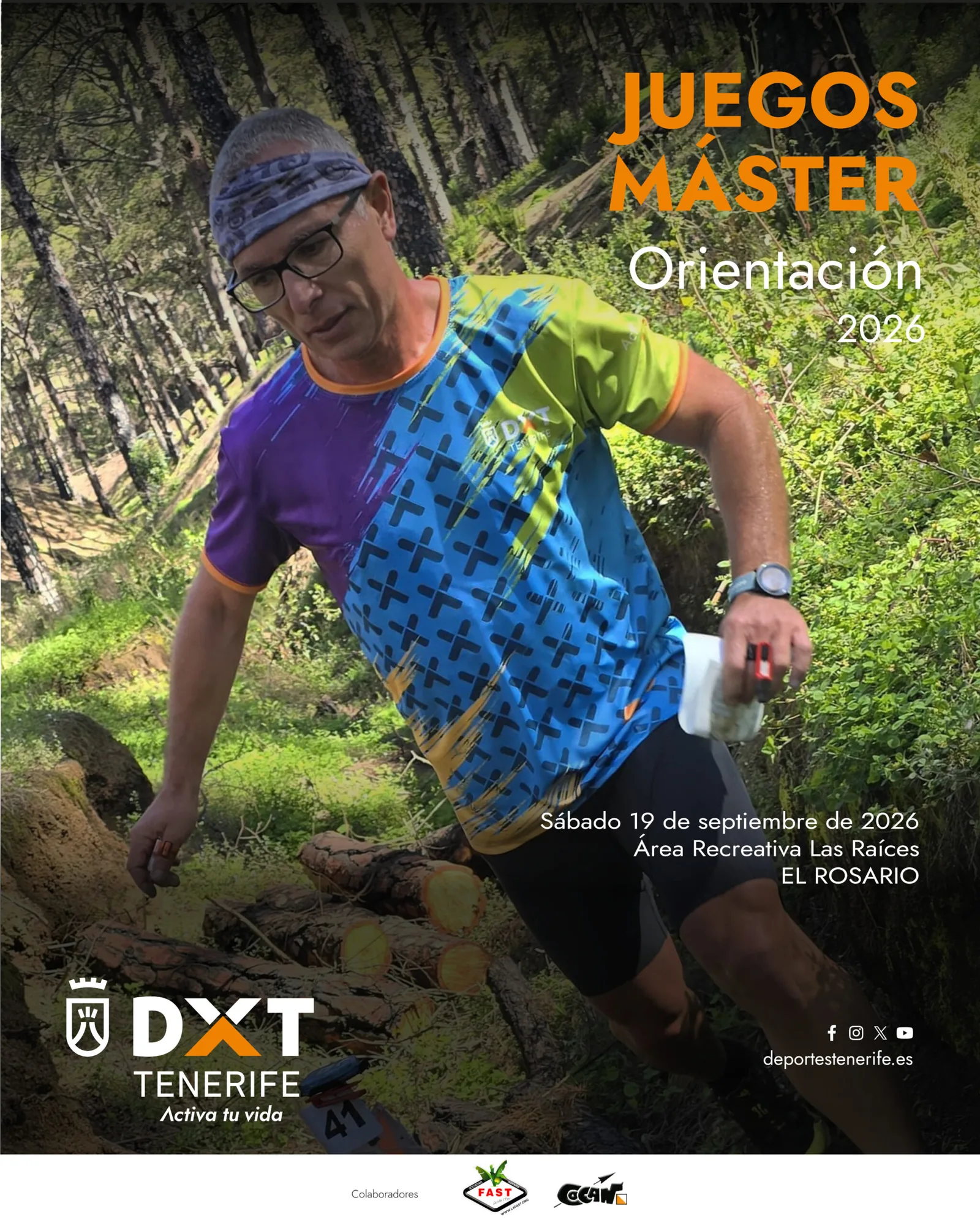 Segunda jornada de Orientación de los IX Juegos Máster — Deportes y Aventura en El Rosario, Tenerife