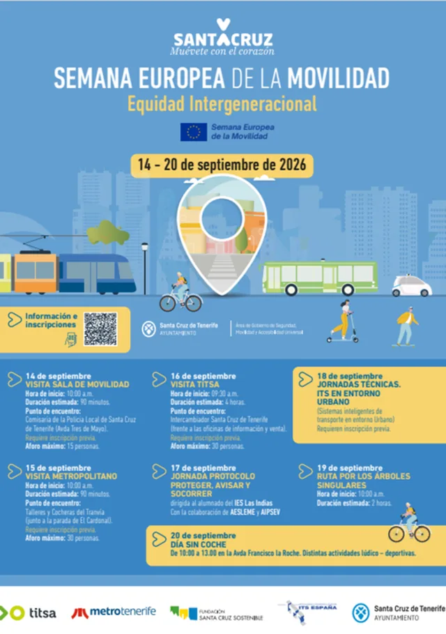 Semana Europea de la Movilidad — Talleres y Formación en Santa Cruz de Tenerife, Tenerife