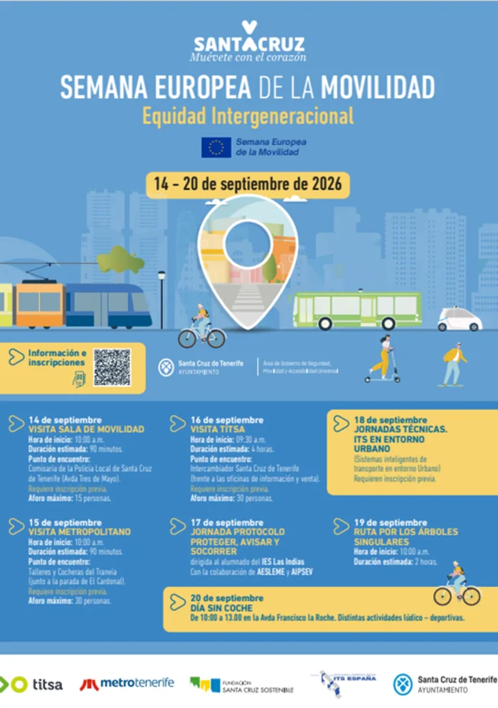 Semana Europea de la Movilidad — Talleres y Formación en Santa Cruz de Tenerife, Tenerife