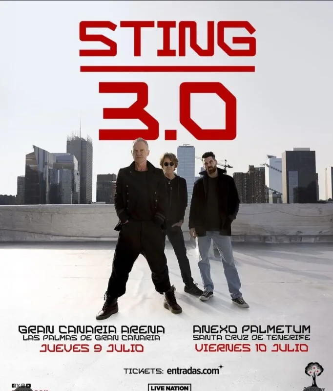 Sting 3.0 en Tenerife — Música en Santa Cruz de Tenerife, Tenerife