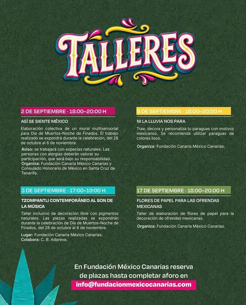 Workshops: 'How Mexico Feels' — Workshops & Training in Santa Cruz de Tenerife, Tenerife