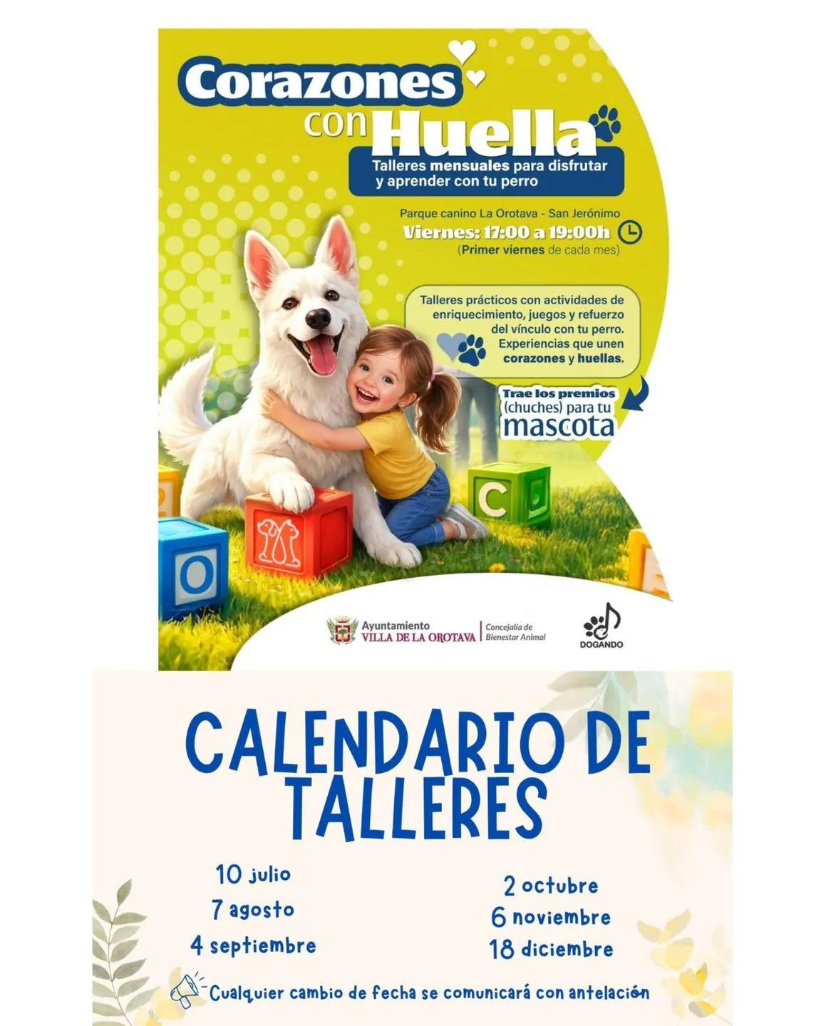 'Corazones con Huella' Workshops — Workshops & Training in La Orotava, Tenerife