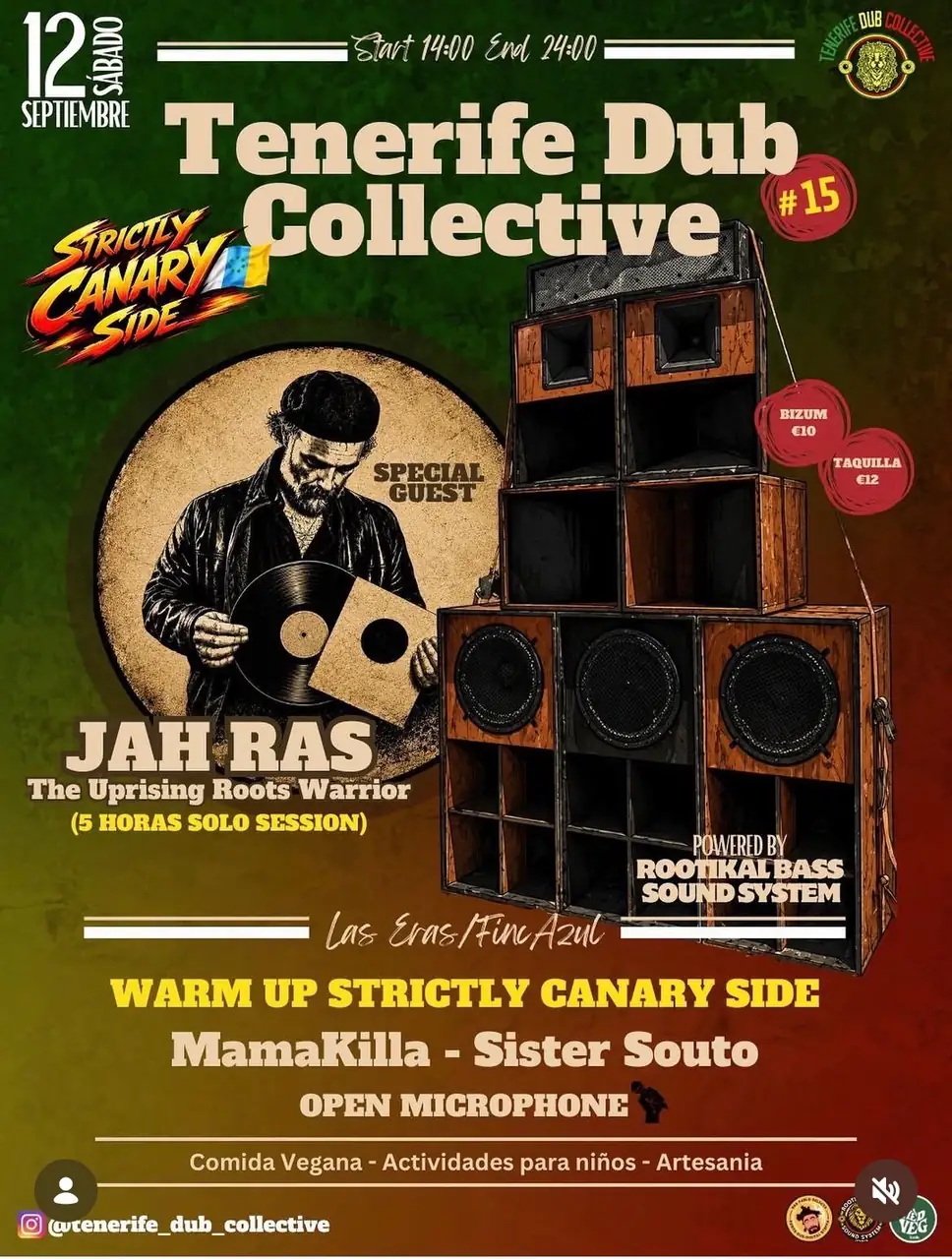 Tenerife Dub Collective #15: Strictly Canary Side — Music in Fasnia, Tenerife