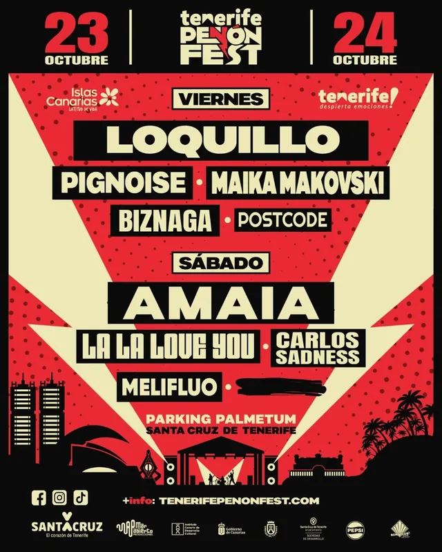 TENERIFE PEÑÓN FEST 2026 — Fiestas y Festivales en Santa Cruz de Tenerife, Tenerife