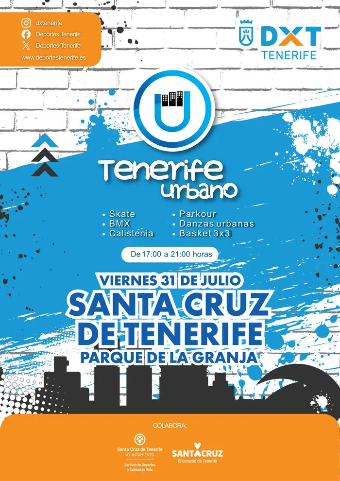 Tenerife Urbano 2026 — Deportes y Aventura en Santa Cruz de Tenerife, Tenerife