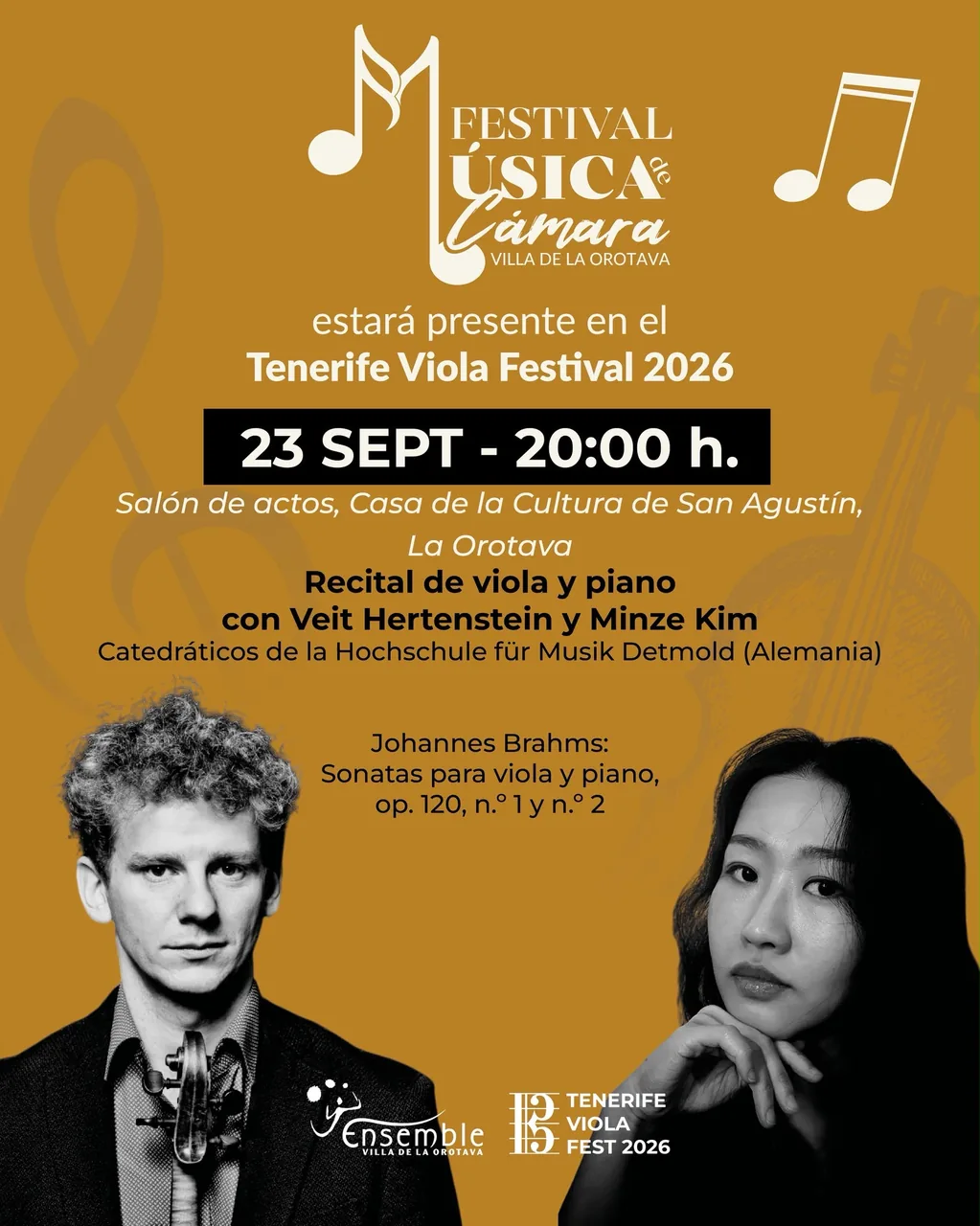 Tenerife Viola Festival 2026 — Música en La Orotava, Tenerife