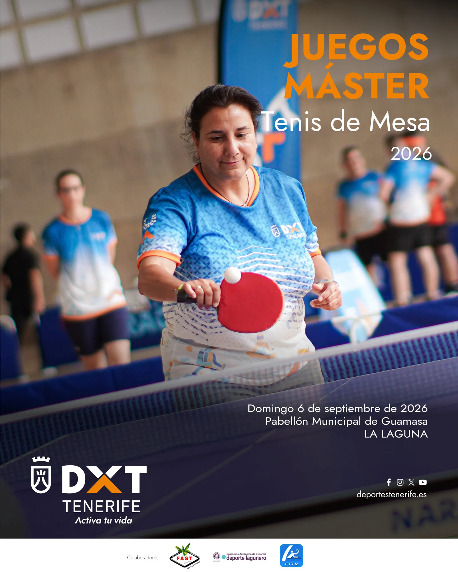 Tercera jornada de Tenis de Mesa de los IX Juegos Máster — Deportes y Aventura en San Cristóbal de La Laguna, Tenerife