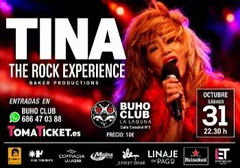 Tina Turner en Tenerife (The Rock Show Experience) — Música en San Cristóbal de La Laguna, Tenerife