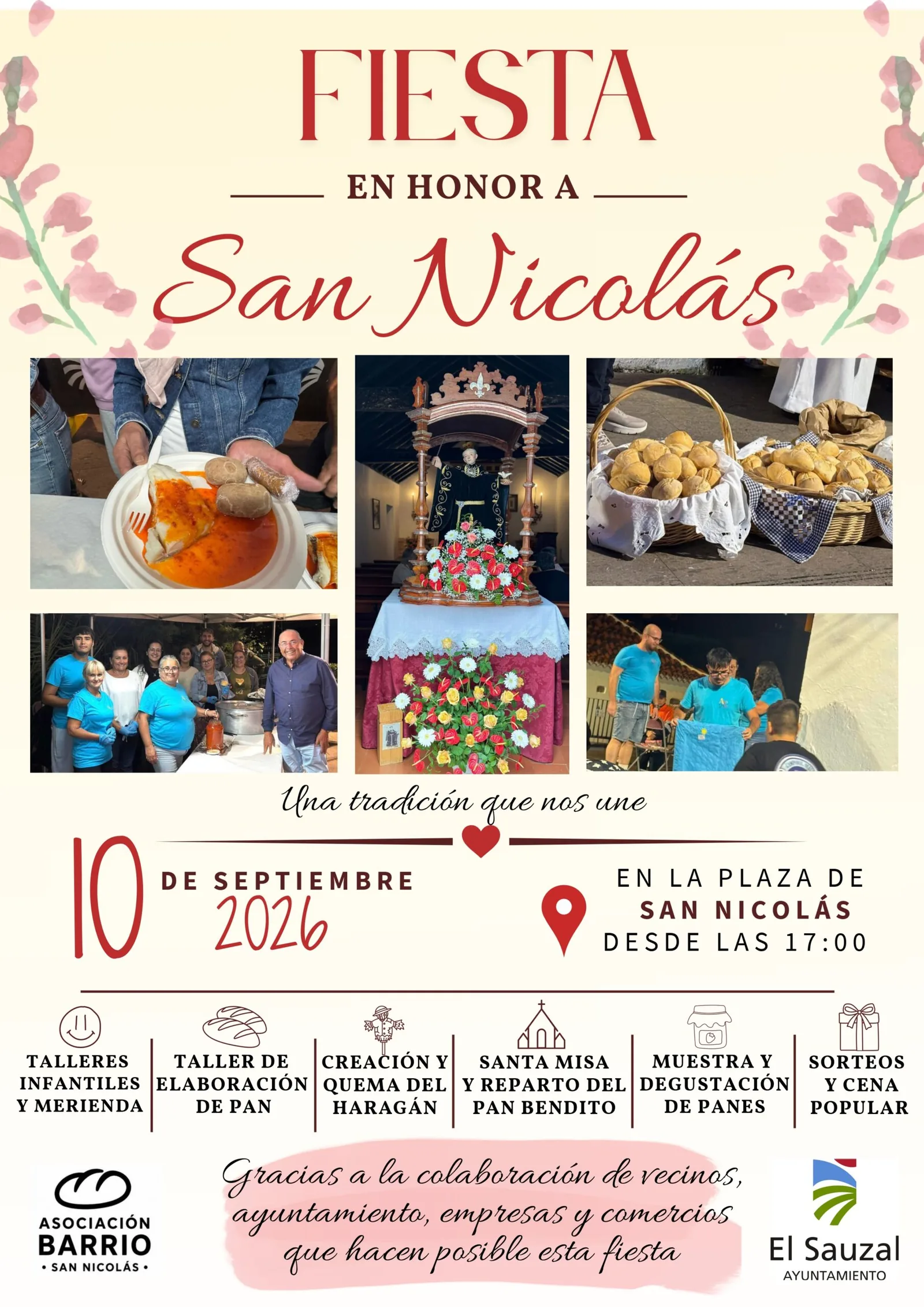 Tradicional celebración de la festividad de San Nicolás 2026 — Fiestas tradicionales / Romerías en El Sauzal, Tenerife