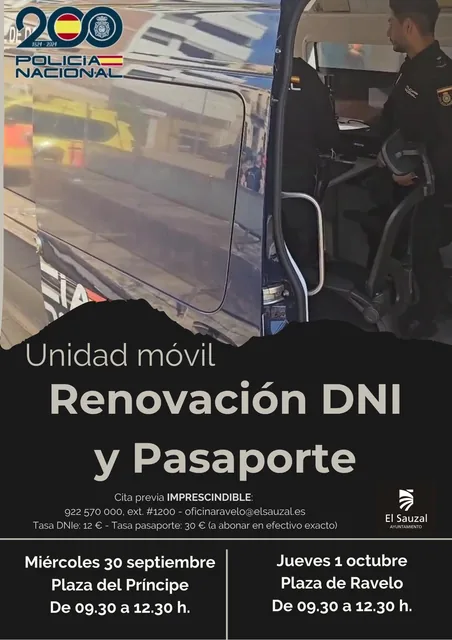 DNIe and Passport Renewal Mobile Unit in El Sauzal — Workshops & Training in El Sauzal, Tenerife