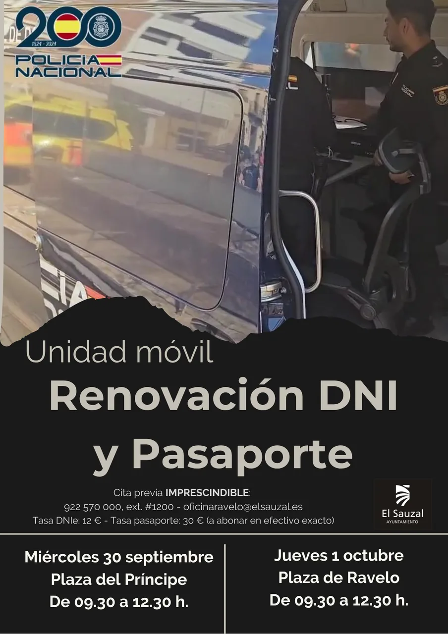 DNIe and Passport Renewal Mobile Unit in El Sauzal — Workshops & Training in El Sauzal, Tenerife