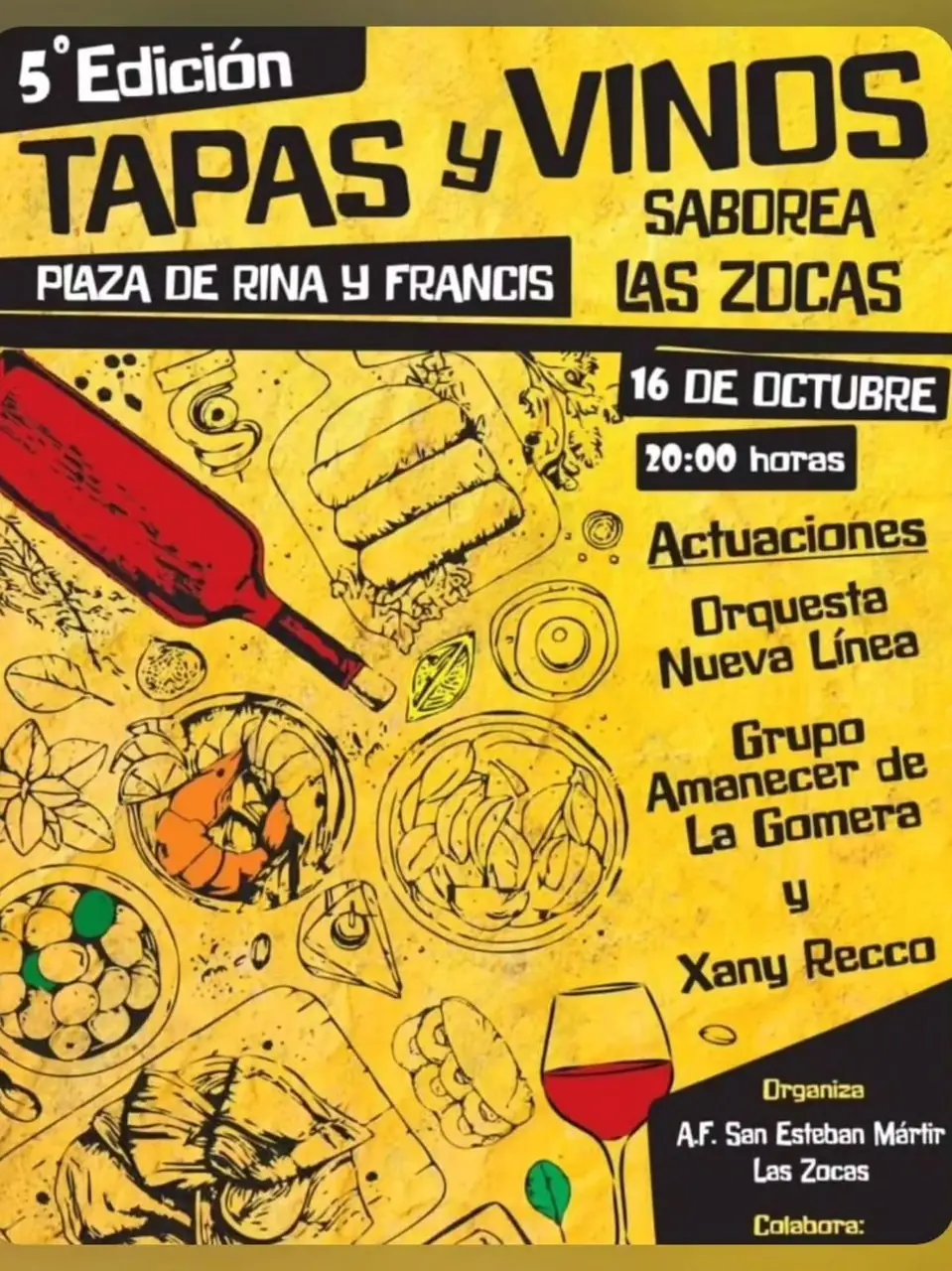 V Edición de Tapas y Vinos — Gastronomía en San Miguel de Abona, Tenerife