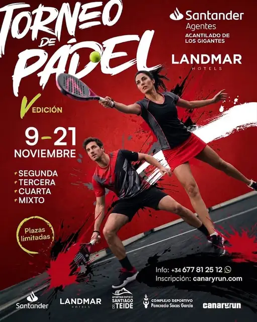 5th Santiago del Teide Padel Tournament 2026 — Sports & Adventure in Santiago del Teide, Tenerife