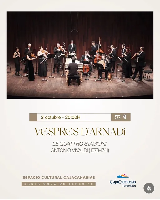 Vespres d'Arnadí: The Four Seasons — Music in Santa Cruz de Tenerife, Tenerife