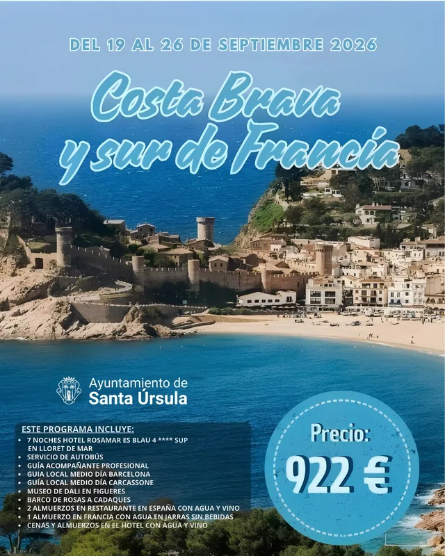 Viaje a la Costa Brava y el sur de Francia — Talleres y Formación en Santa Úrsula, Tenerife