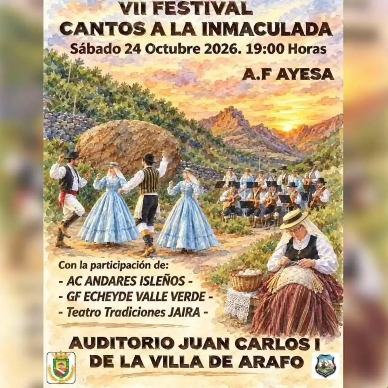 VII Festival Cantos a la Inmaculada — Fiestas tradicionales / Romerías en Arafo, Tenerife