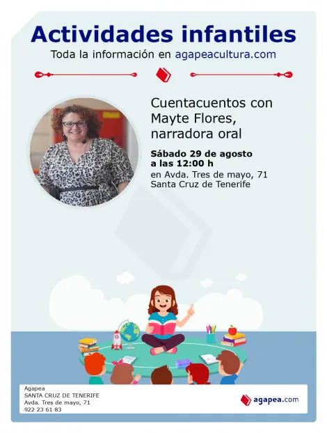 Vuelve Mayte Flores, narradora oral, con sus cuentacuentos — Infantil y Familiar en Santa Cruz de Tenerife, Tenerife