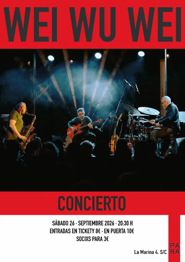 WEI WU WEI — Music in Santa Cruz de Tenerife, Tenerife
