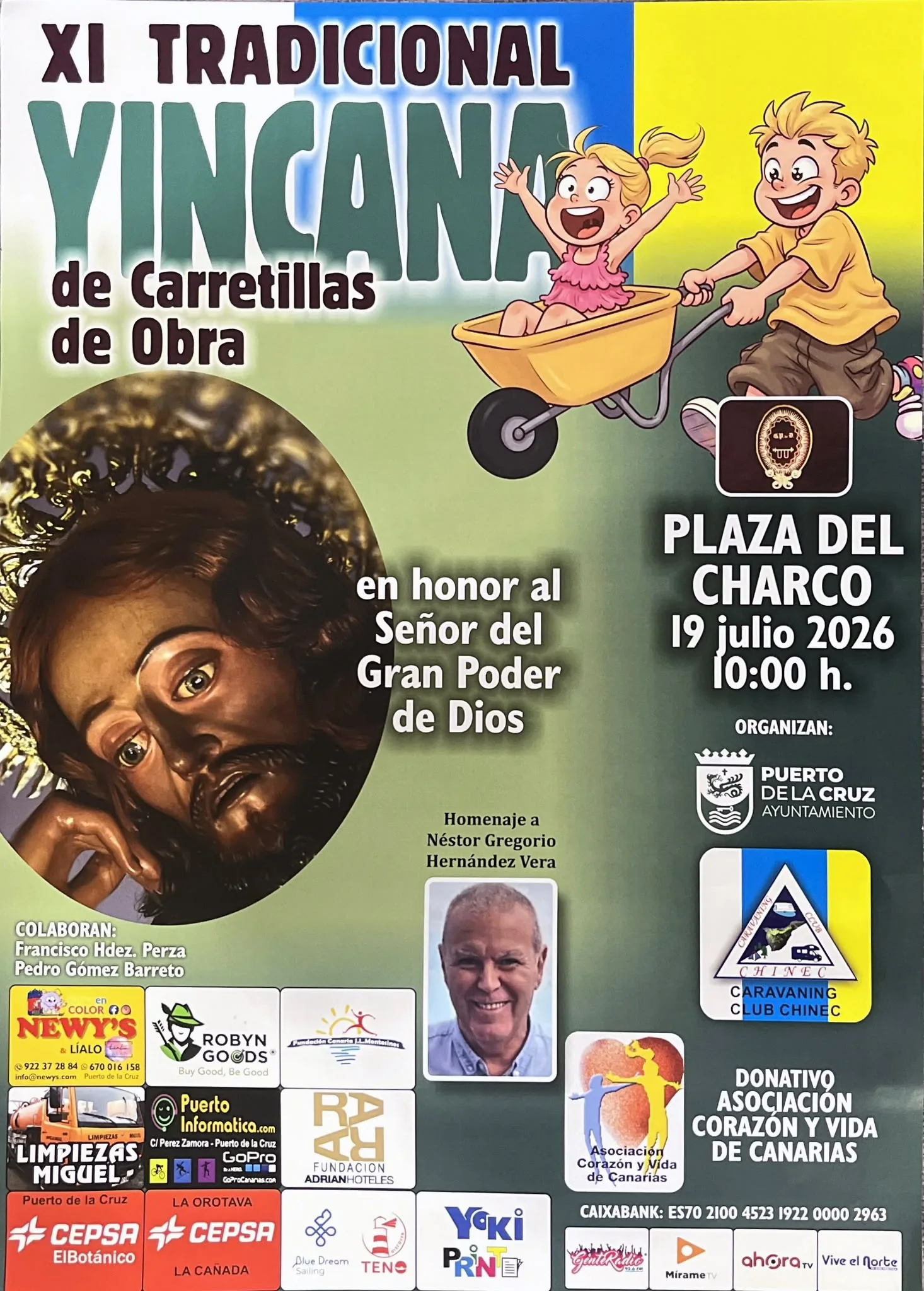 11th Construction Wheelbarrow Gymkhana — Traditional Festivities in Puerto de la Cruz, Tenerife