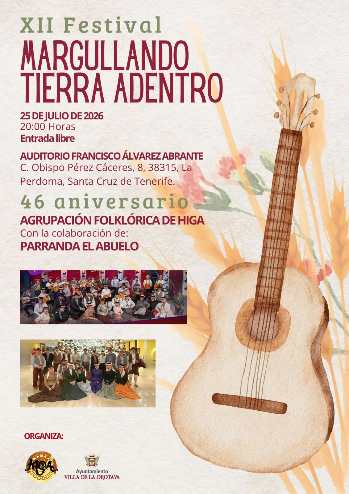 XII Festival “Margullando Tierra Adentro” — Fiestas tradicionales / Romerías en La Orotava, Tenerife