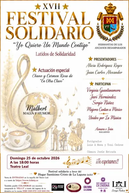 17th 'Yo Quiero Un Mundo Contigo' Charity Festival — Theatre & Dance in San Cristóbal de La Laguna, Tenerife
